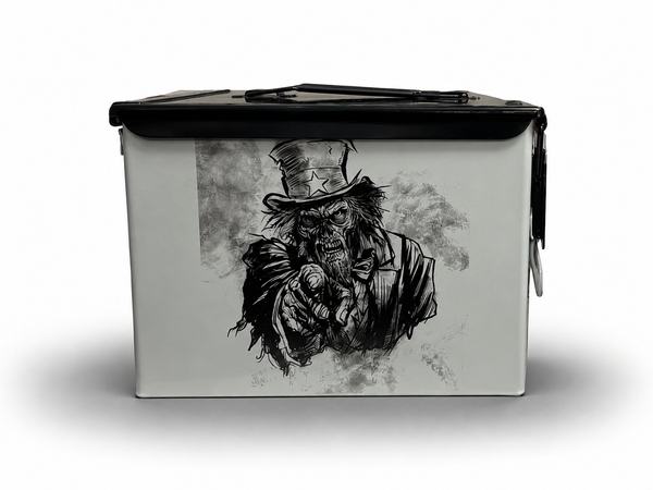 Sketched Zombie Uncle Sam - FAT 50 | Bull-It Box – Bull-It Box
