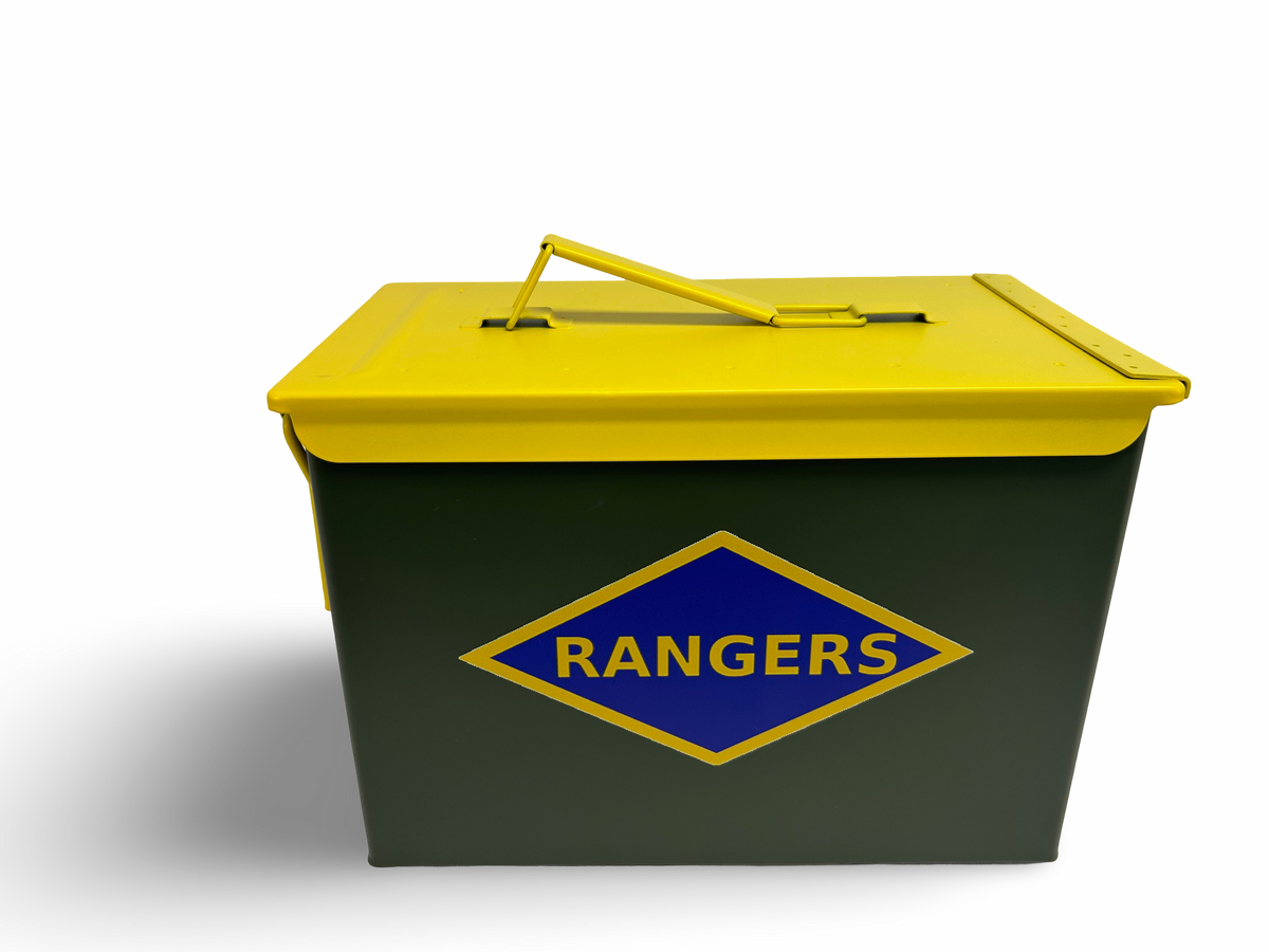 WWII Army Ranger Patch OD Green/Yellow - FAT 50 | Bull-It Box – Bull-It Box
